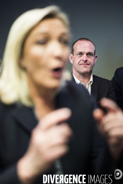 Marine le Pen, candidate aux elections regionales 2015