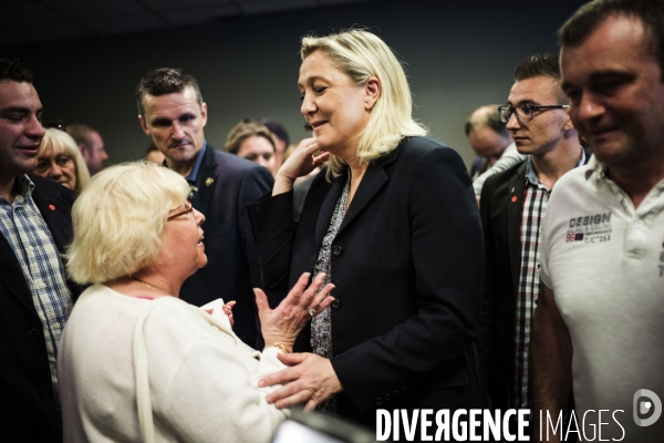 Marine le Pen, candidate aux elections regionales 2015