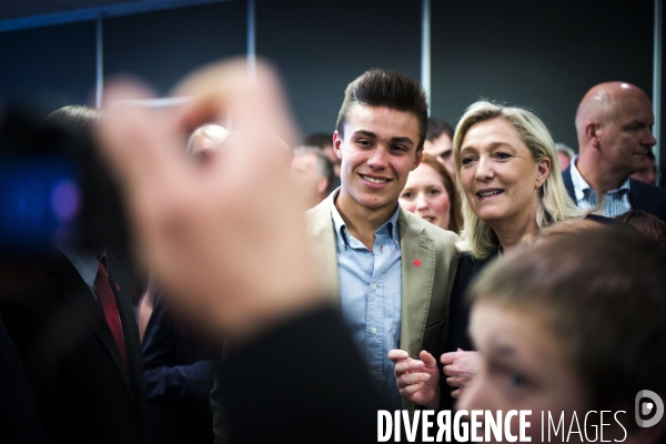 Marine le Pen, candidate aux elections regionales 2015