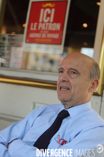 Alain Juppé en camapagne pour les primaires des Républicains à Saint Dizier