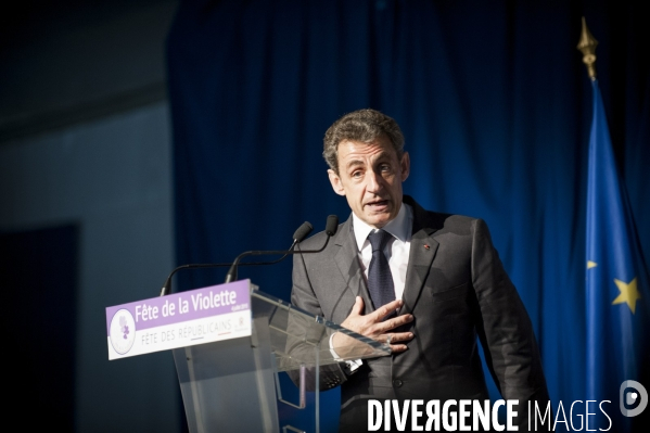 Nicolas Sarkozy à la fête de la Violette