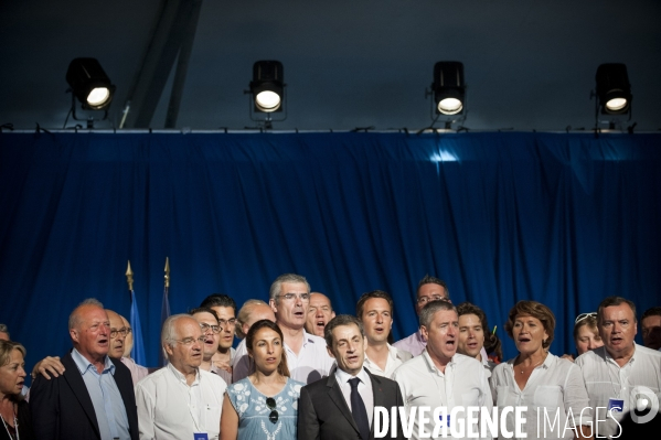 Nicolas Sarkozy à la fête de la Violette