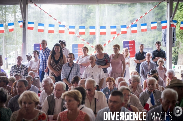 Nicolas Sarkozy à la fête de la Violette