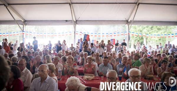 Nicolas Sarkozy à la fête de la Violette