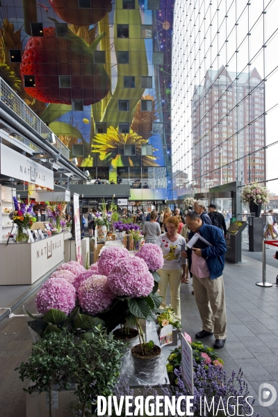 Rotterdam.Le market hall