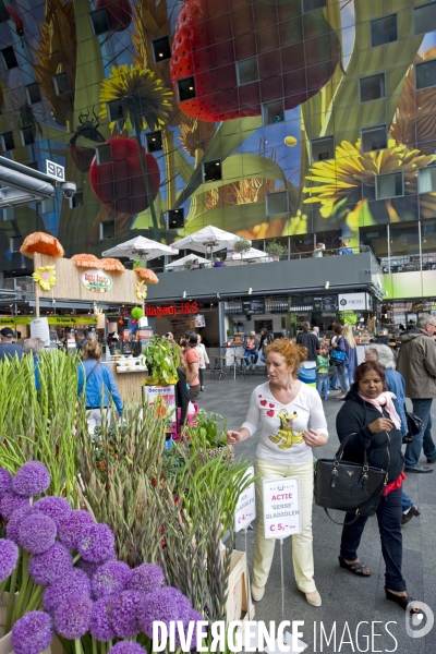 Rotterdam.Le market hall