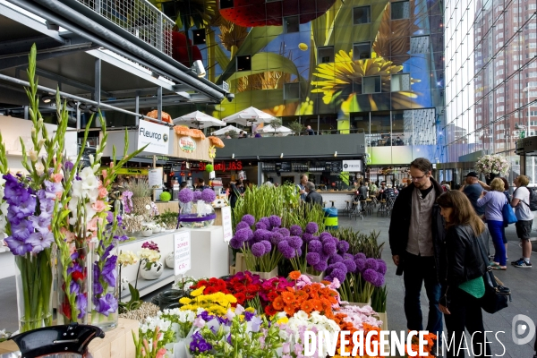 Rotterdam.Le market hall