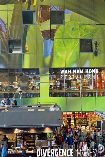 Rotterdam.Le market hall