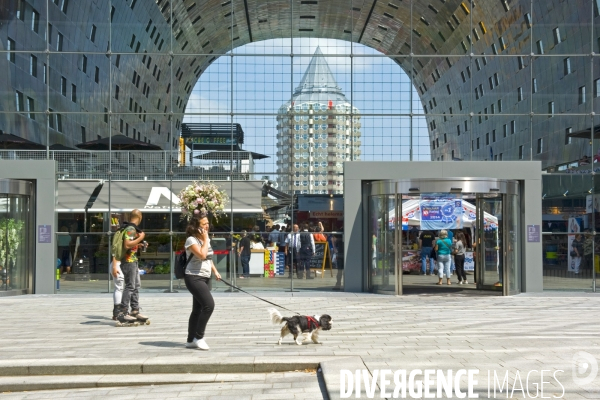 Rotterdam.Le market hall