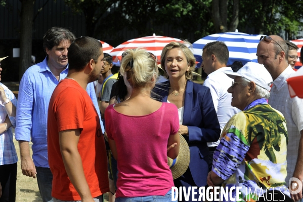 Valérie Pécresse à Beach Mesnil
