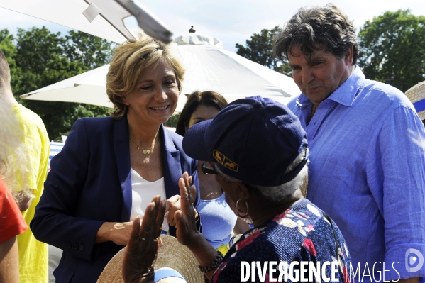 Valérie Pécresse à Beach Mesnil