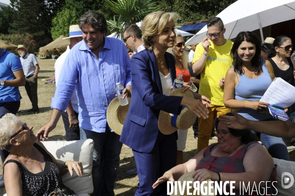Valérie Pécresse à Beach Mesnil