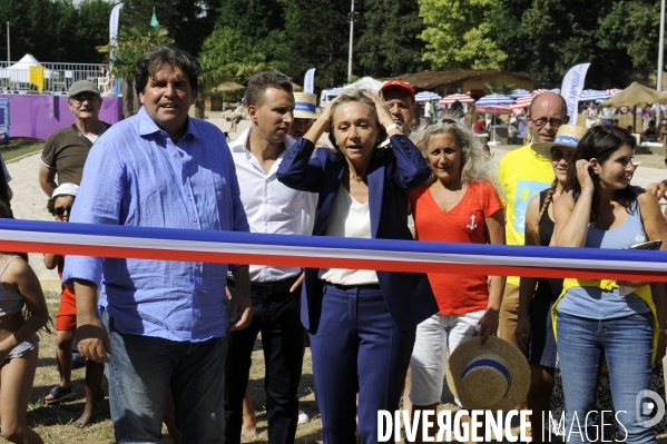 Valérie Pécresse à Beach Mesnil