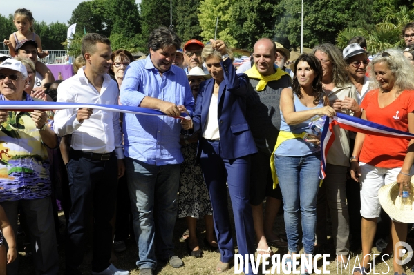 Valérie Pécresse à Beach Mesnil