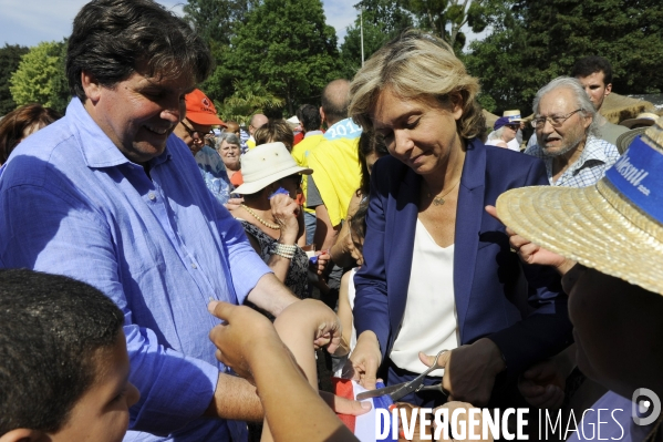 Valérie Pécresse à Beach Mesnil