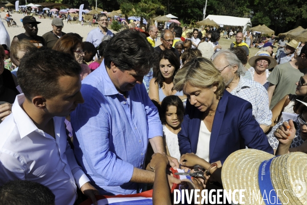 Valérie Pécresse à Beach Mesnil
