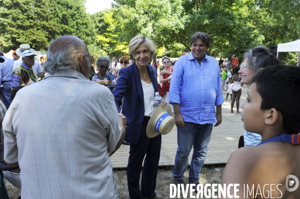 Valérie Pécresse à Beach Mesnil