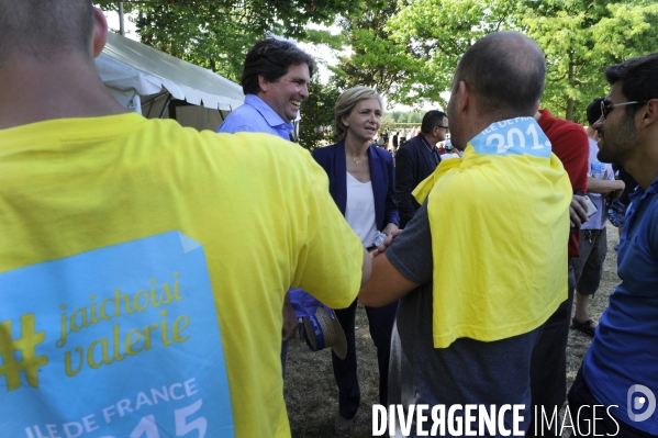 Valérie Pécresse à Beach Mesnil