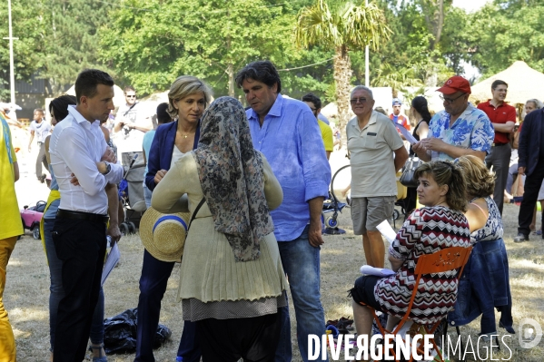 Valérie Pécresse à Beach Mesnil