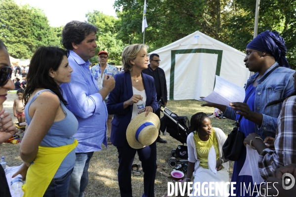 Valérie Pécresse à Beach Mesnil
