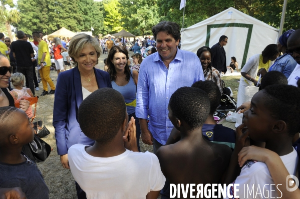 Valérie Pécresse à Beach Mesnil