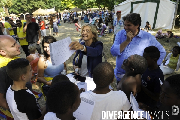 Valérie Pécresse à Beach Mesnil