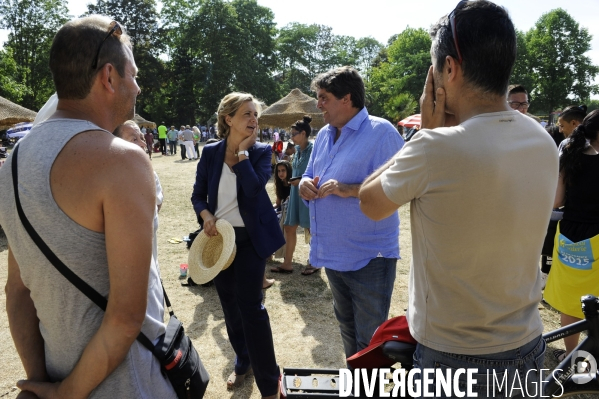 Valérie Pécresse à Beach Mesnil