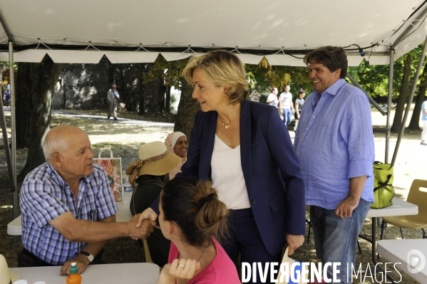 Valérie Pécresse à Beach Mesnil