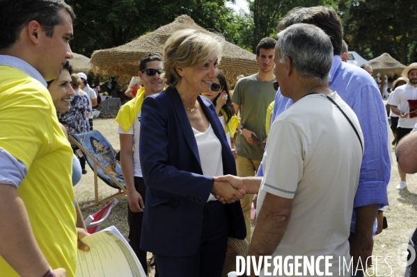 Valérie Pécresse à Beach Mesnil
