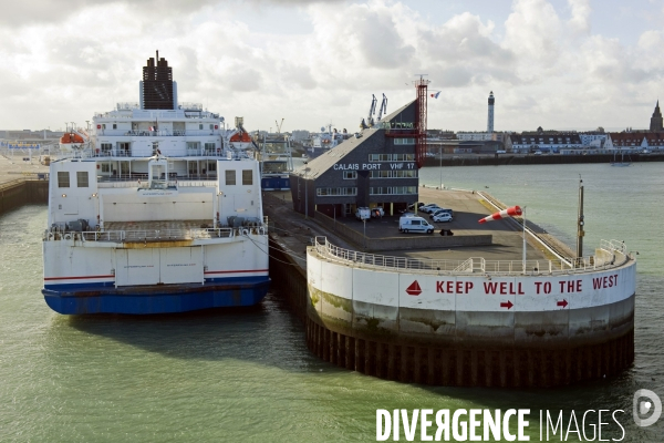 Ferry P&O Calais-Douvres-Calais.Traversee transmanche