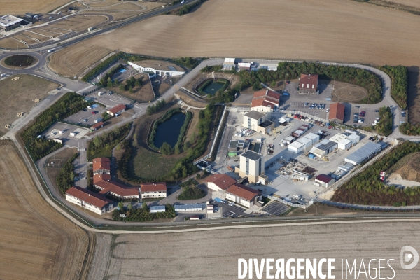 Vue aérienne du laboratoire de l Andra à Bure, projet Cigéo de stockage des déchets radioactifs