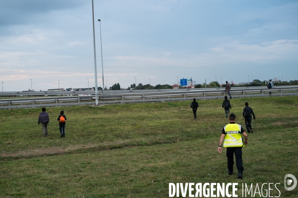 Migrants à l Eurotunnel