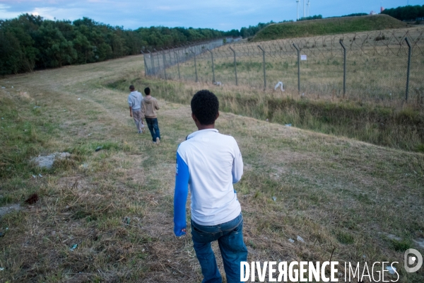 Migrants à l Eurotunnel