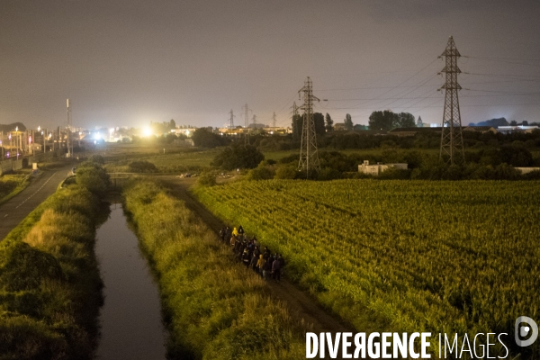 Migrants à l Eurotunnel