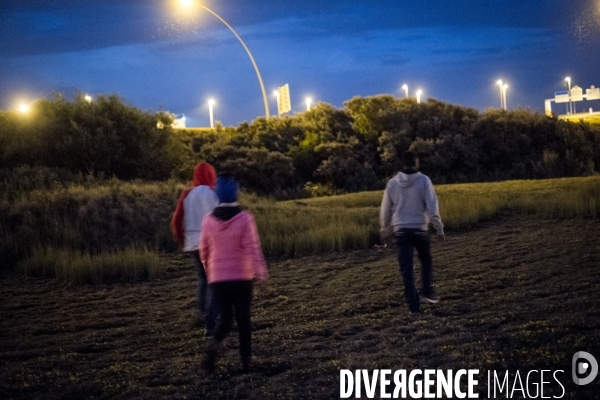 Migrants à l Eurotunnel