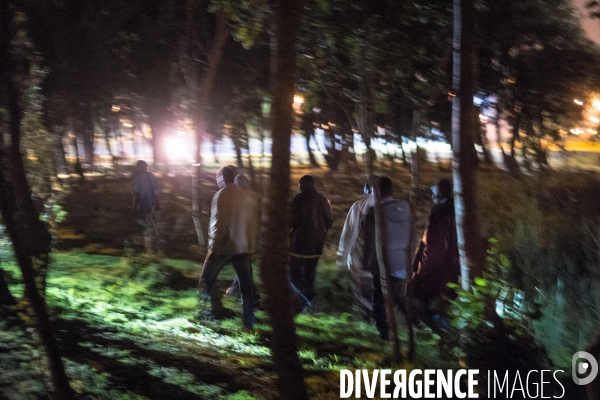 Migrants à l Eurotunnel