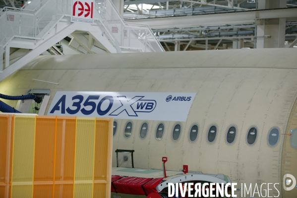 Assemblage de l Airbus A 350
