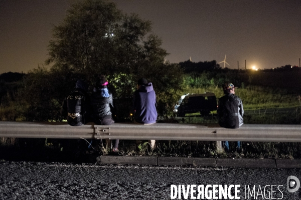 Migrants à l Eurotunnel