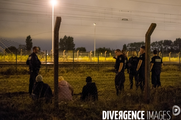 Migrants à l Eurotunnel