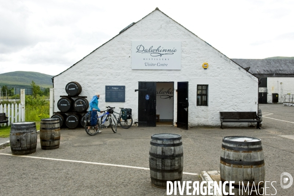 L  Ecosse. Scotland.Dalwhinnie.La distillerie Dalwhinnie qui elabore des whiskies de 15 ans d age