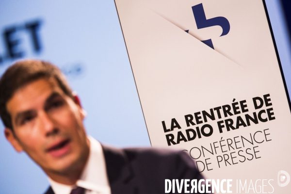 Conference de presse, Radio France.