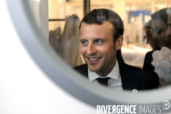 Emmanuel MACRON à Nantes lance la Nouvelle France Industrielle