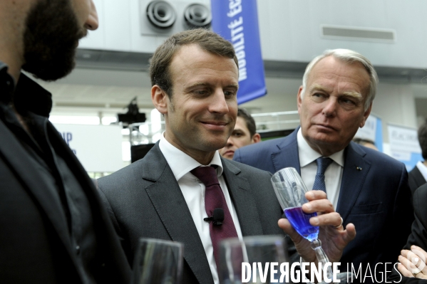 Emmanuel MACRON à Nantes lance la Nouvelle France Industrielle