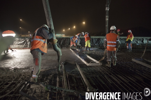 L autoroute A9 se dédouble