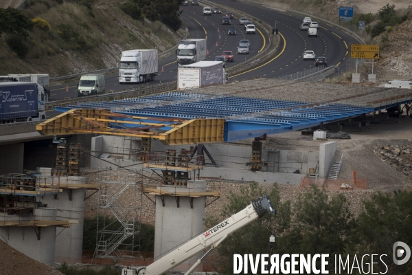 L autoroute A9 se dédouble