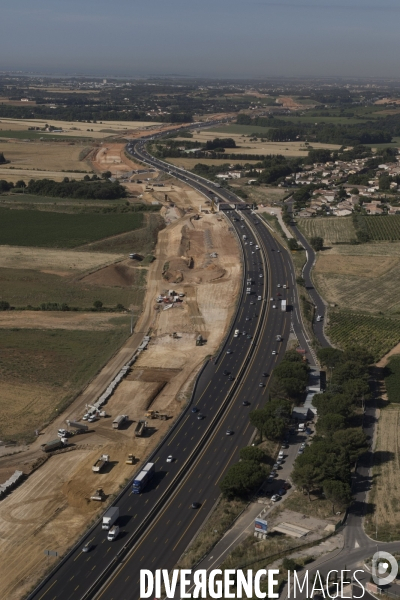 L autoroute A9 se dédouble