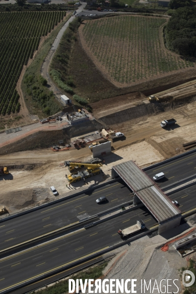 L autoroute A9 se dédouble