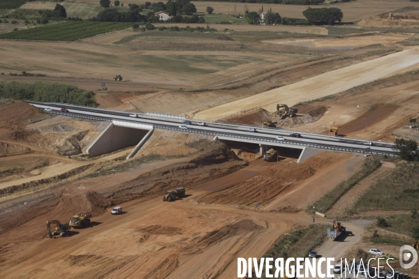 L autoroute A9 se dédouble