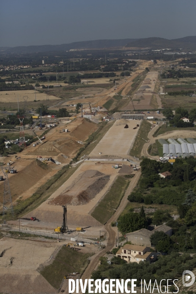 L autoroute A9 se dédouble