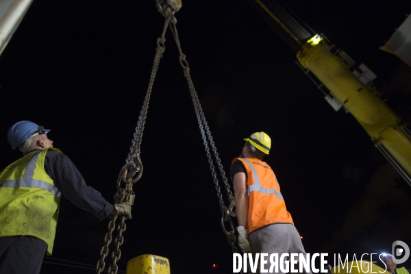 L autoroute A9 se dédouble